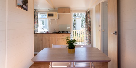 Camping Les Paillotes - Mobile-home CONFORT - Living Room